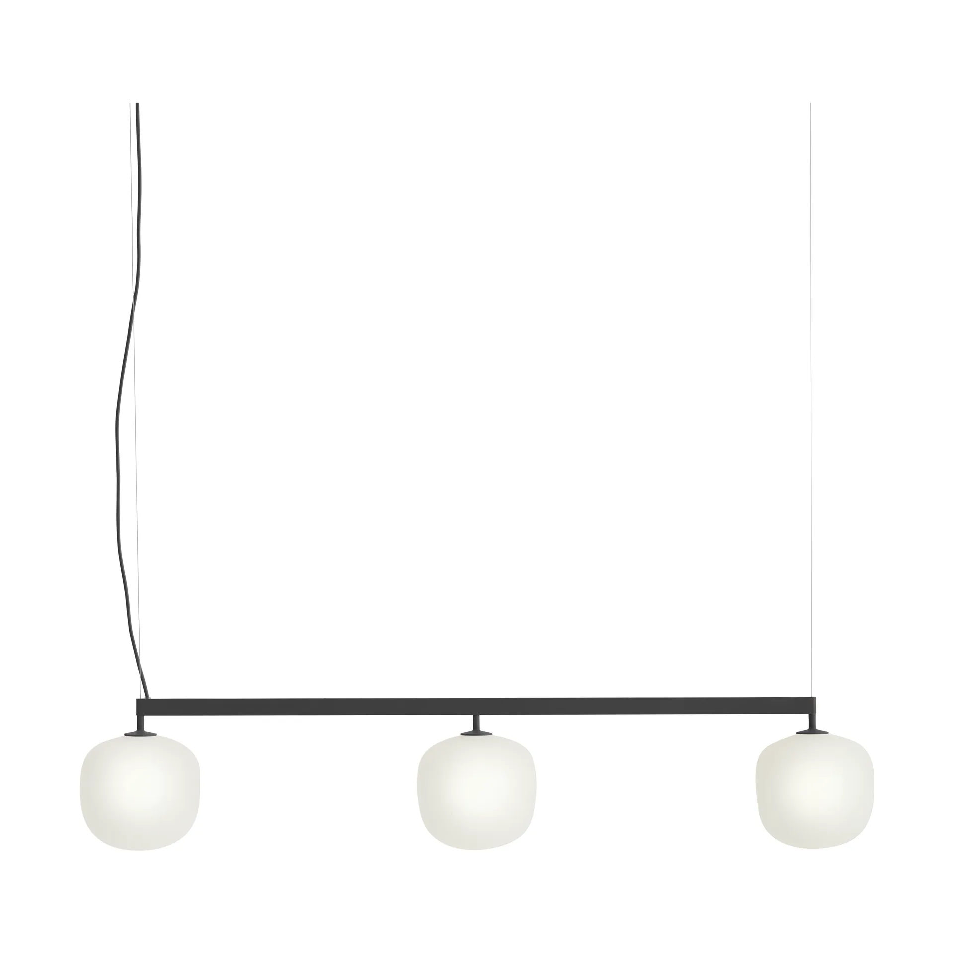 Rime Rail Lamp pendente, Preto Muuto