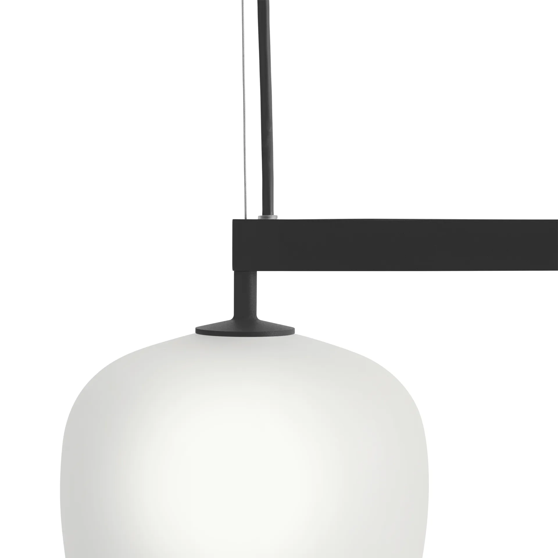 Rime Rail Lamp pendente, Preto Muuto