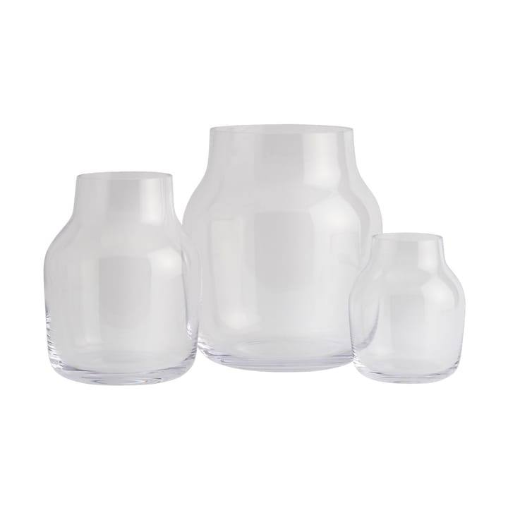 Silent vaso Ø11 cm, Transparente Muuto
