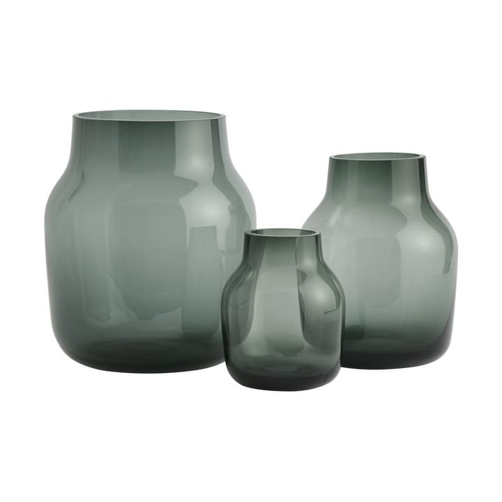 Silent vaso Ø11 cm, Verde escuro Muuto
