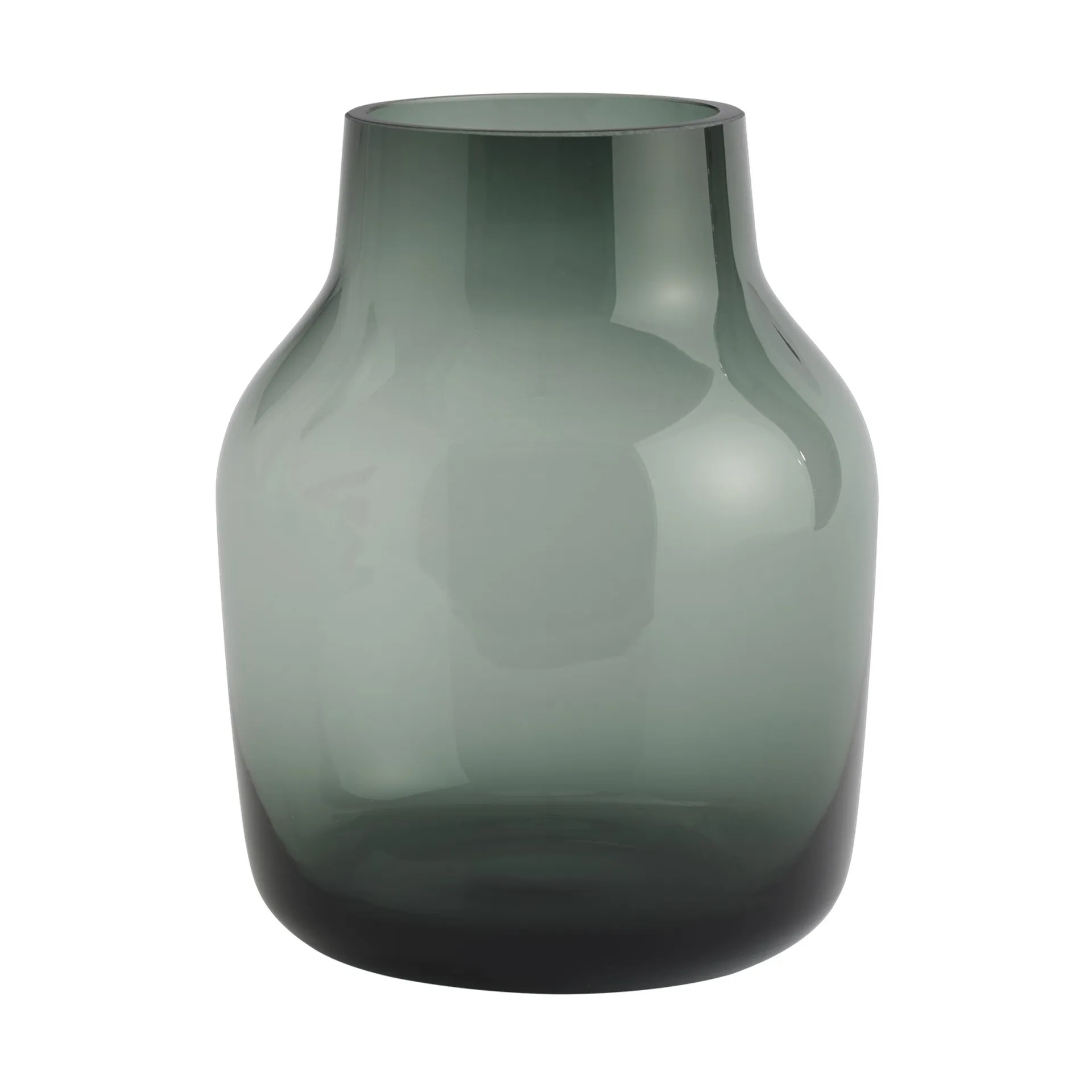 Silent vaso Ø15 cm, Verde escuro Muuto