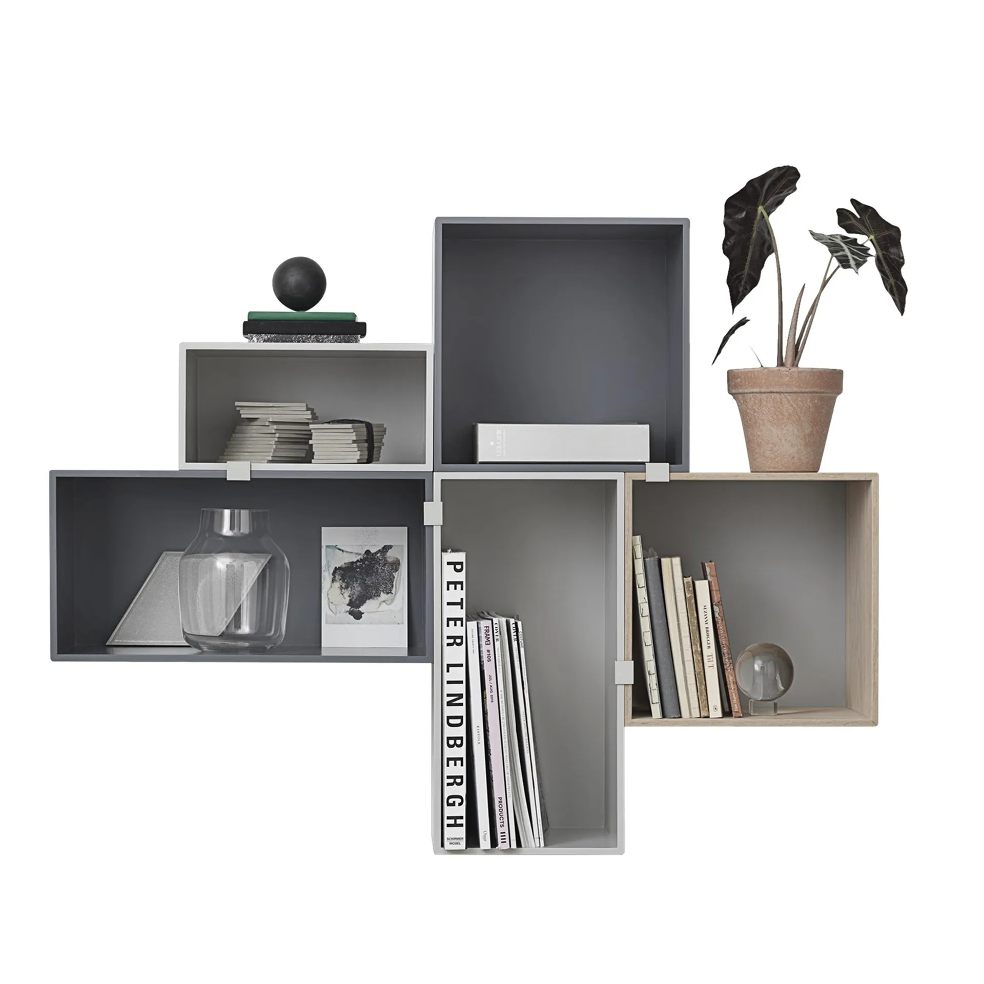 Sistema de armazenamento Mini small, light grey Muuto