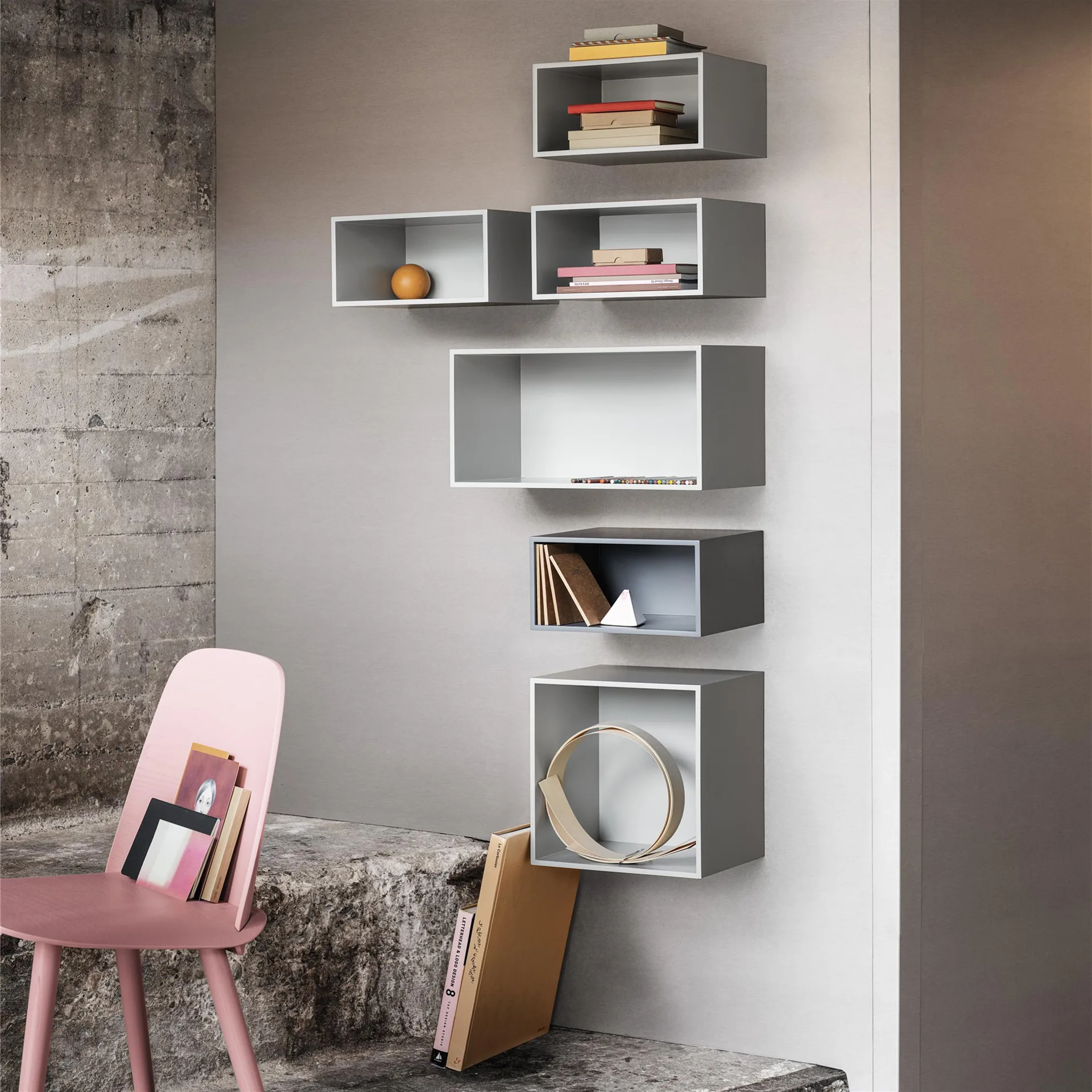 Sistema de armazenamento Mini small, light grey Muuto