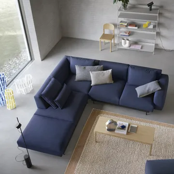 Sofá de canto configuration 3 In Situ - Clay 15-Configuration 3-preto - Muuto