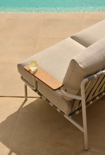 Sofá Settle 2 lugares - Laze 1 Grey - Muuto