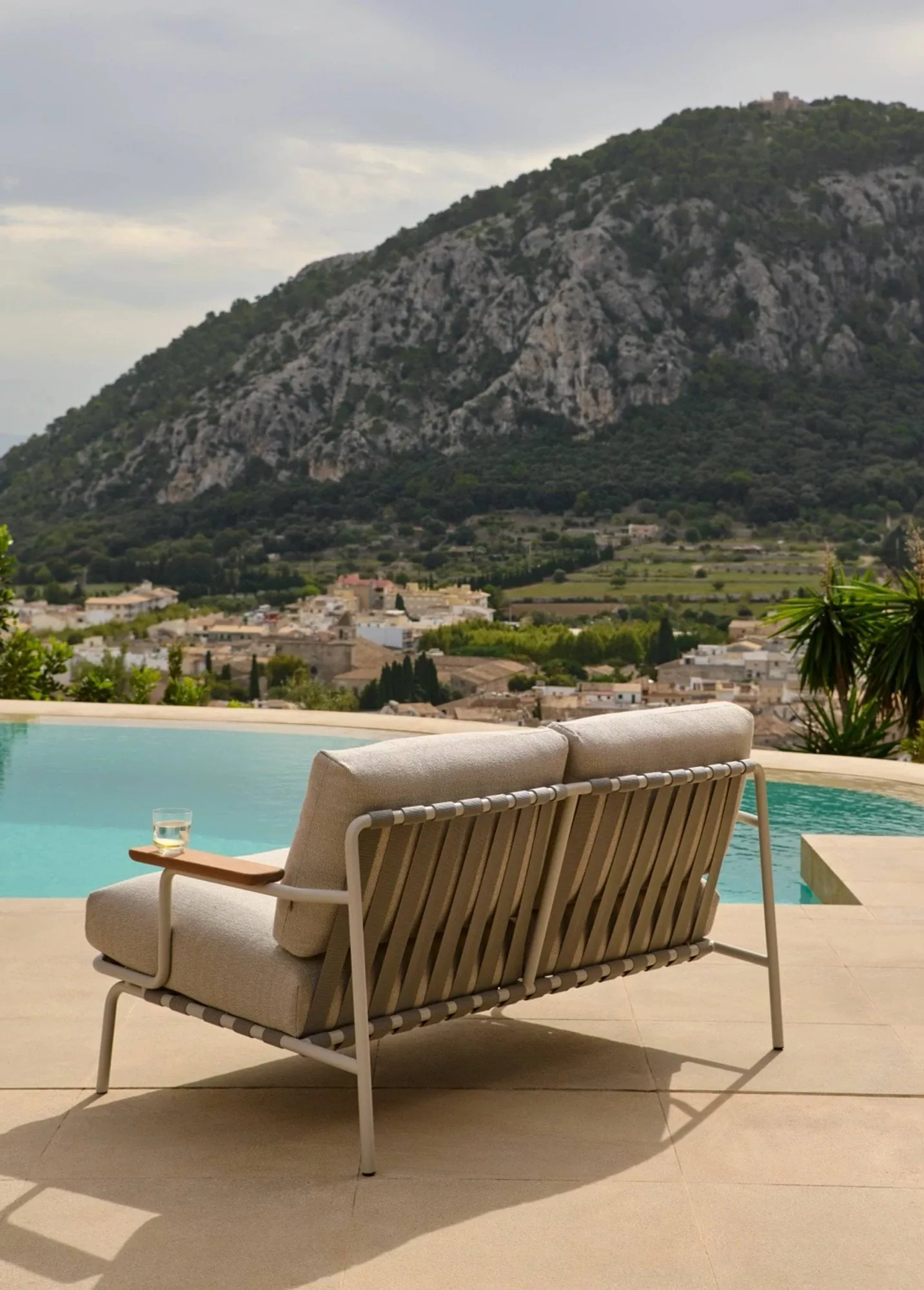 Sofá Settle 2 lugares, Laze 1 Grey Muuto