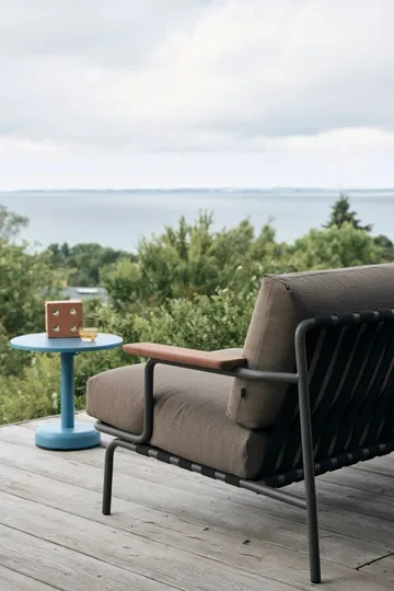 Sofá Settle 2 lugares - Ribbed Weave 5 Taupe - Muuto
