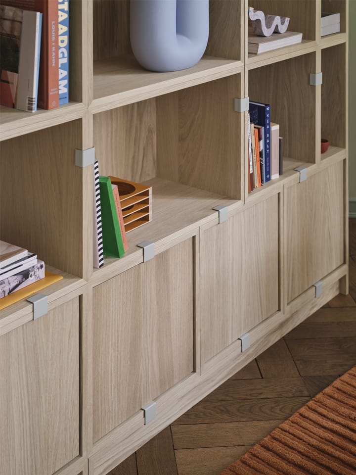 Stacked sistema de armazenamento Bookcase Configuration 1, Castanho Verde Muuto