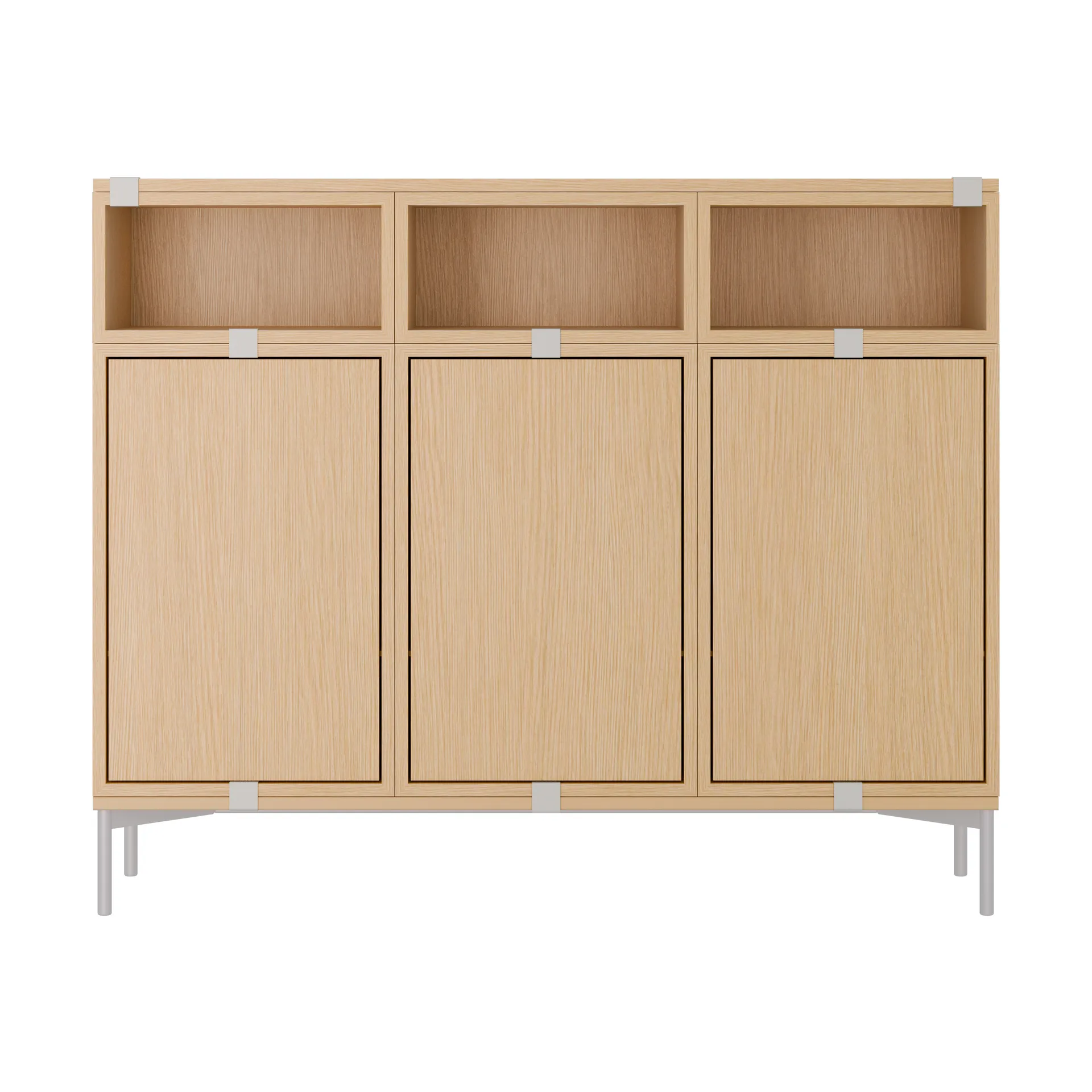 Stacked sistema de armazenamento Sideboard Configuration 3, Carvalho Muuto