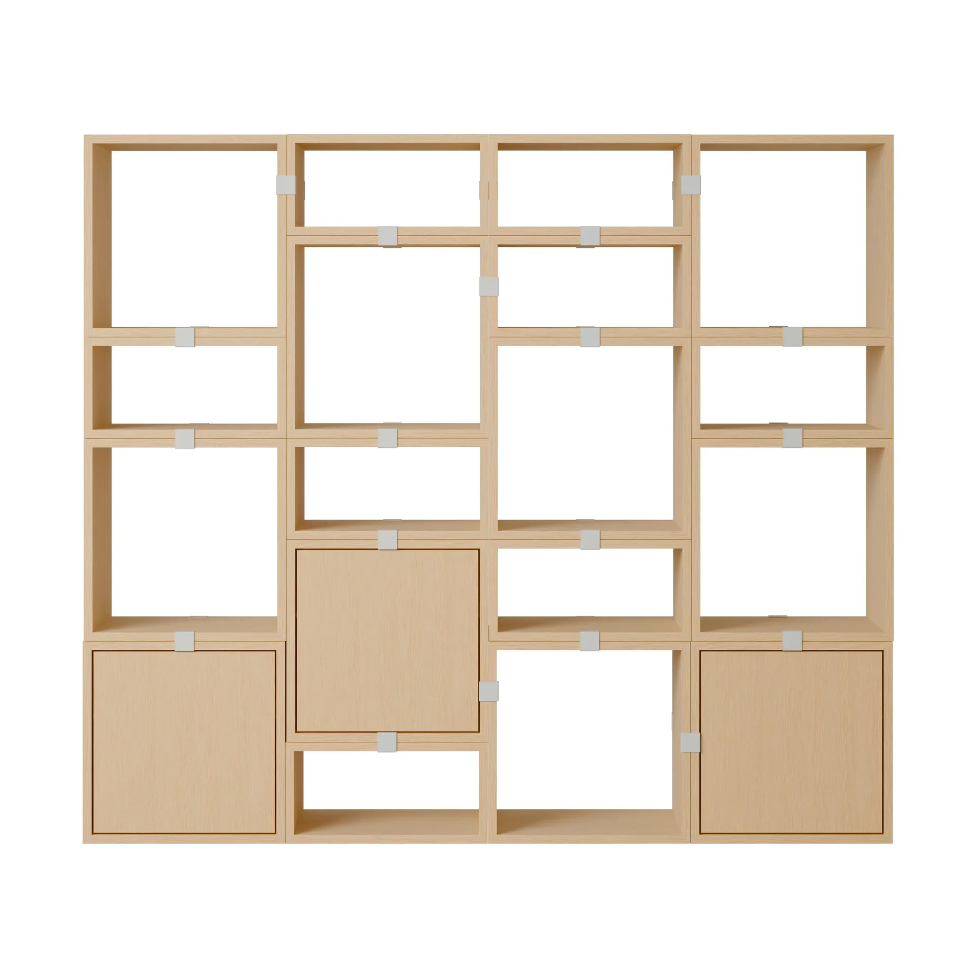 Stacked sistema de arrumação estante configuração 4, Carvalho Muuto