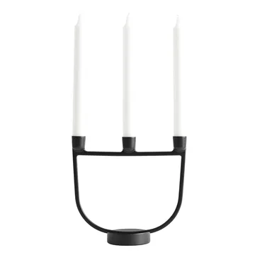 Suporte de velas Open - preto - Muuto