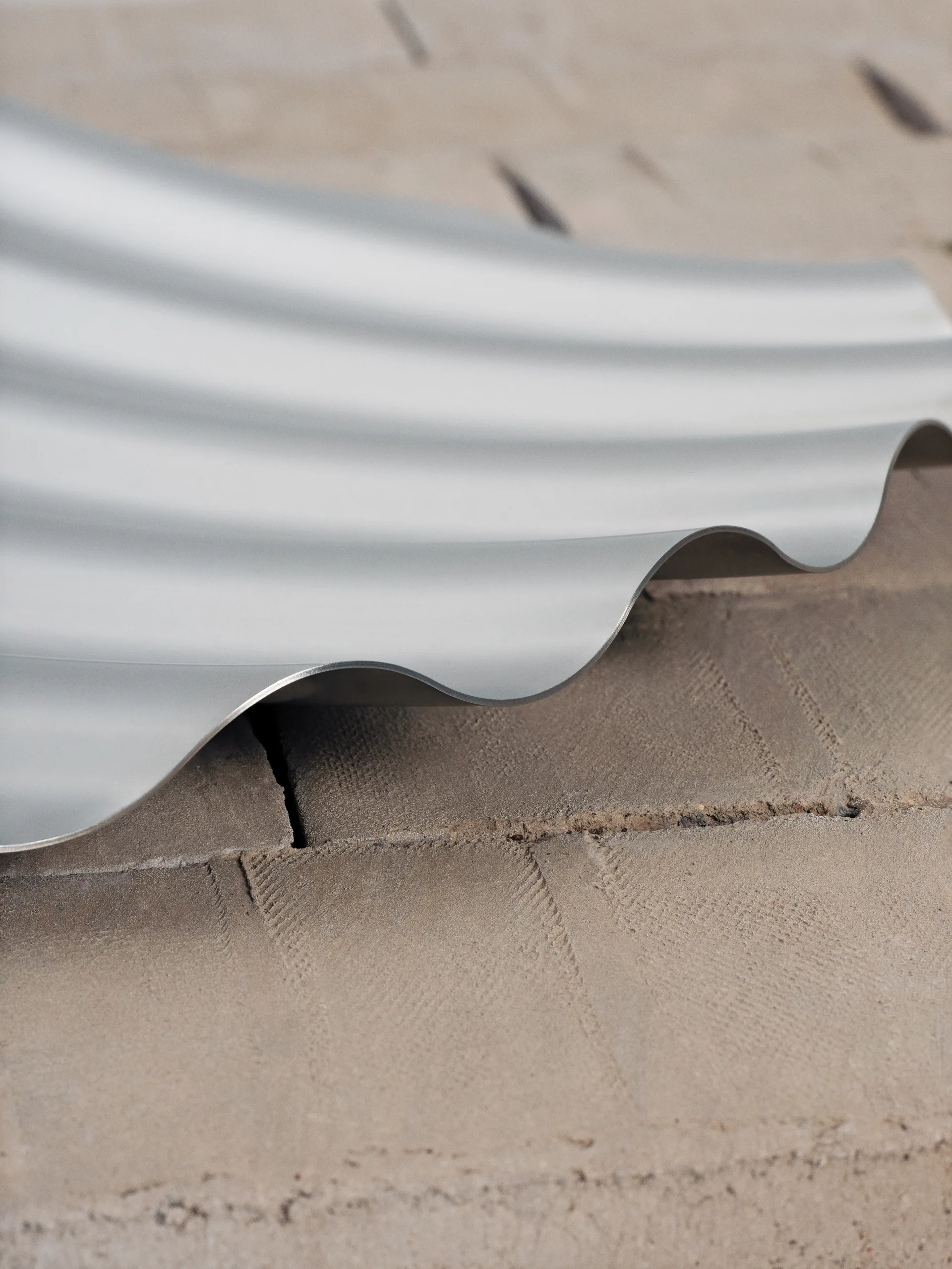 Tabuleiro Wave Ø50 cm, Aço inoxidável Muuto