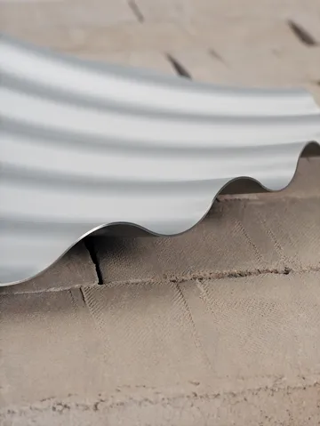 Tabuleiro Wave Ø50 cm - Aço inoxidável - Muuto