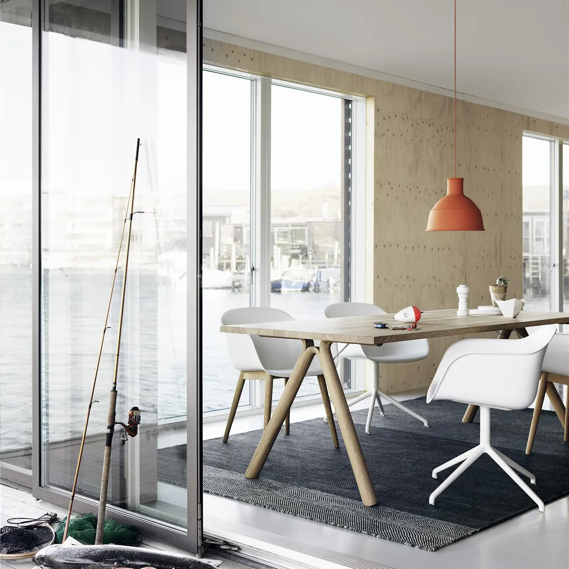 Tapete Varjo 170x240 cm, dark grey Muuto