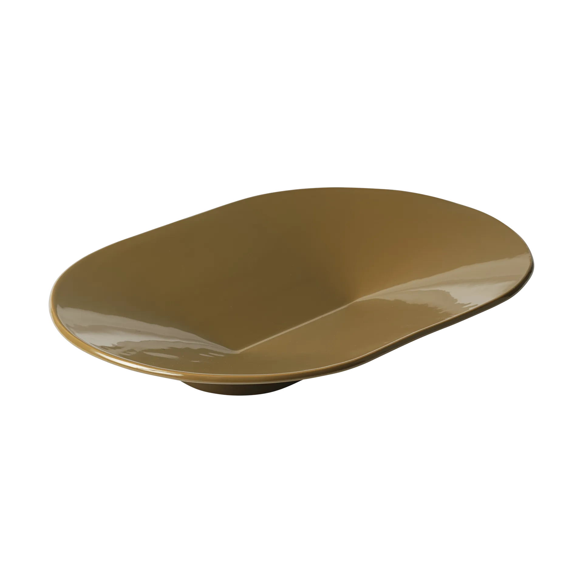 Tigela Mere 52x36 cm, Brown Green Muuto