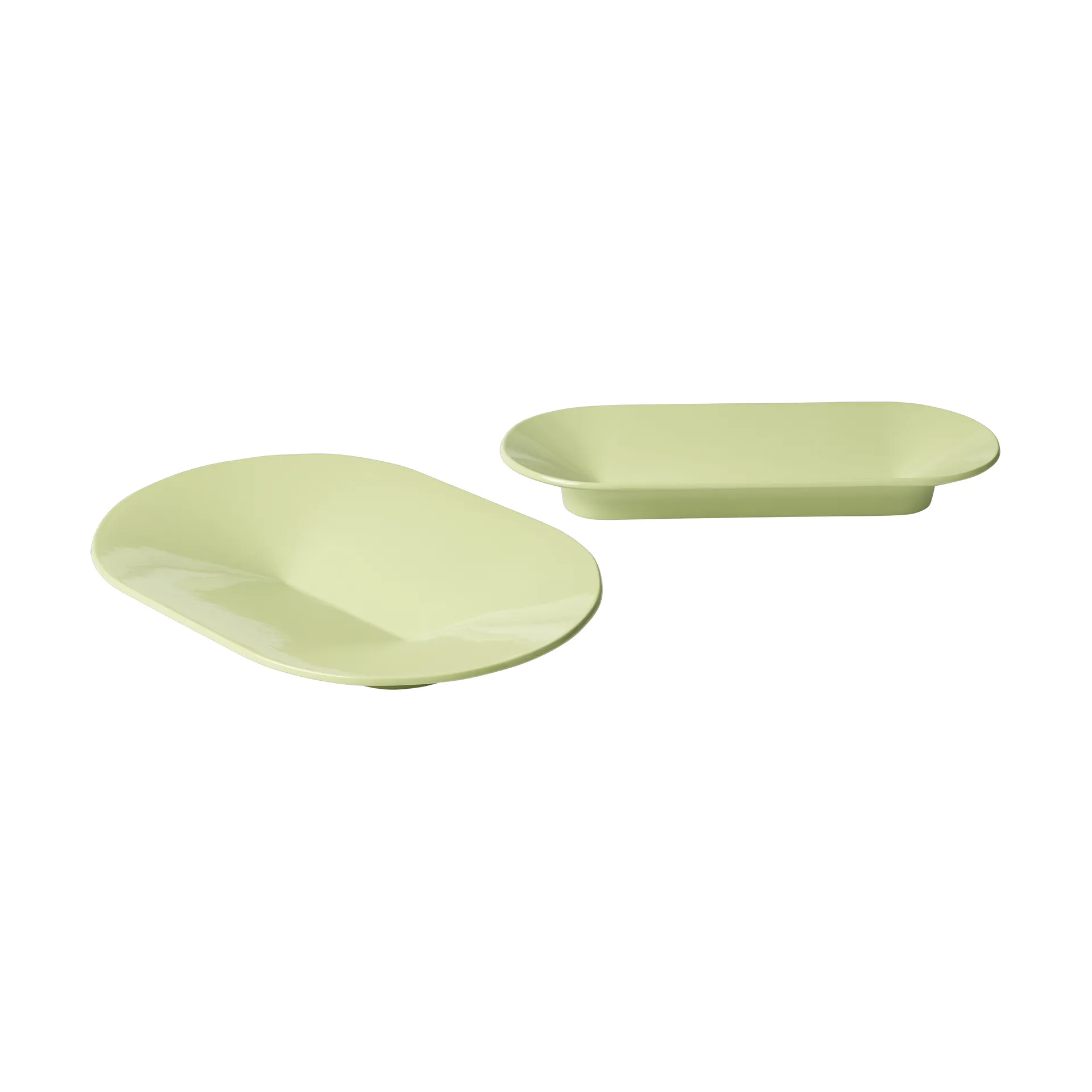 Tigela Mere 52x36 cm, Light Green Muuto