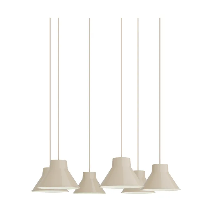 Top Pendant Cluster 6 candeeiro pendente - Areia, Ø21 cm - Muuto