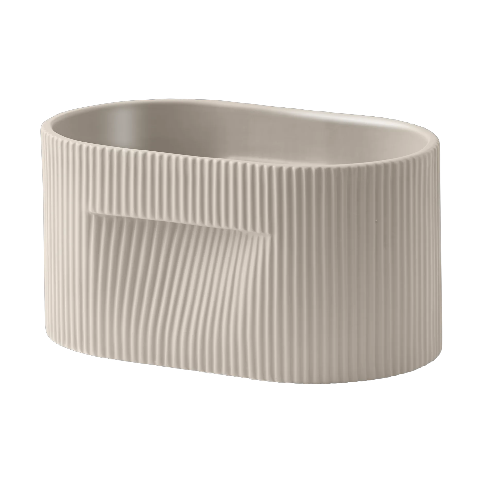 Vaso de flores Ridge 13 cm, Beige Muuto