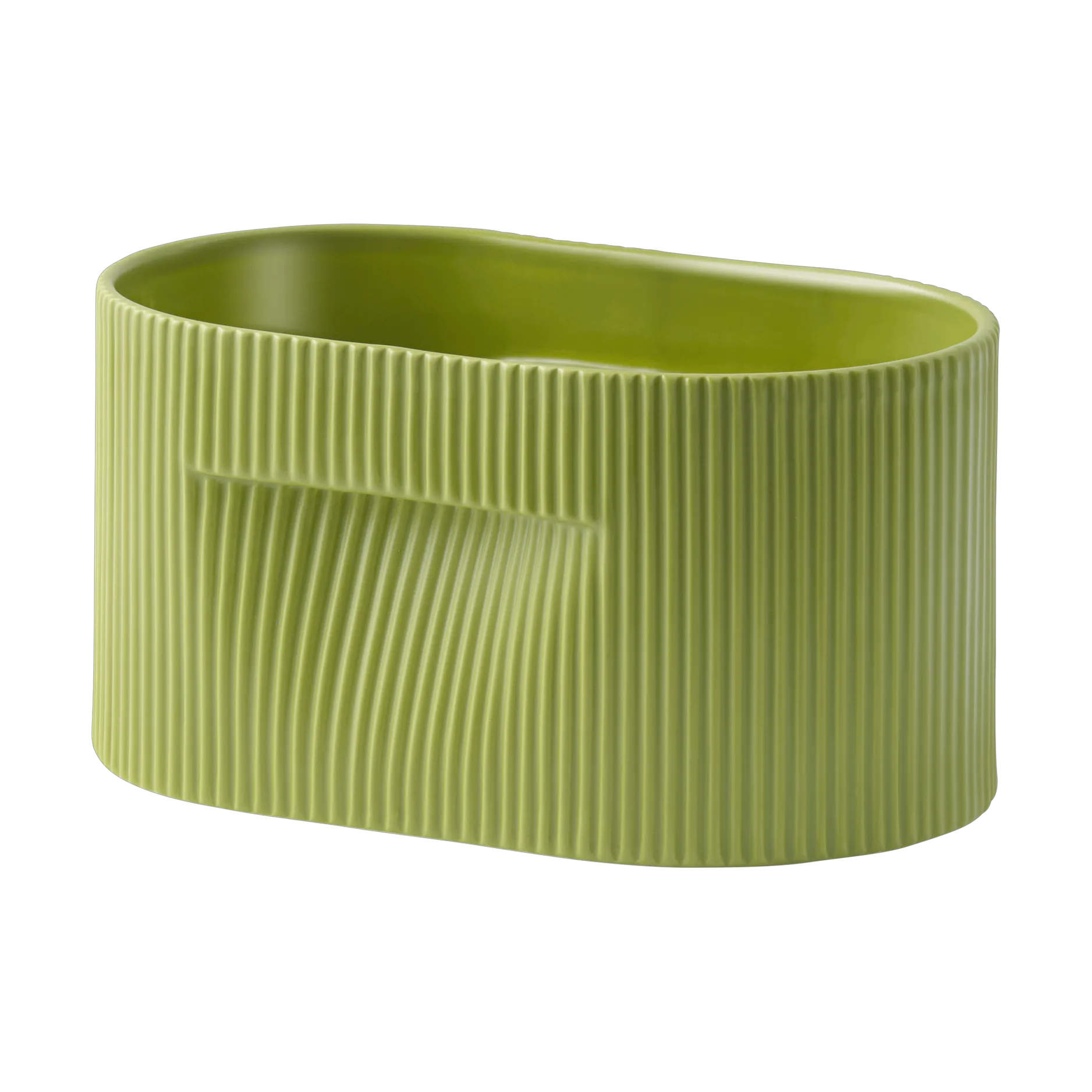 Vaso de flores Ridge 13 cm, Moss green Muuto
