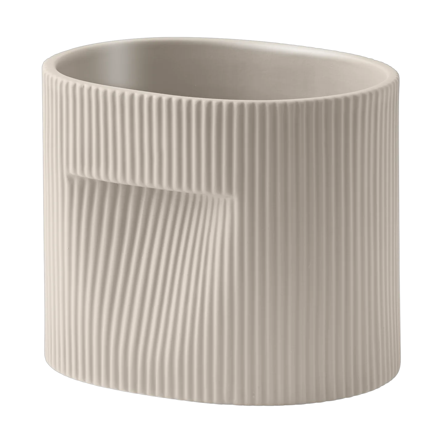 Vaso de flores Ridge 15 cm, Beige Muuto
