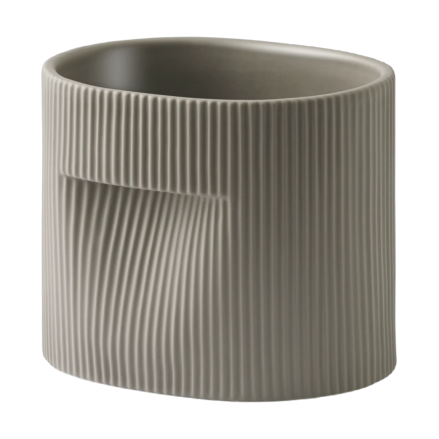 Vaso de flores Ridge 15 cm, Taupe Muuto