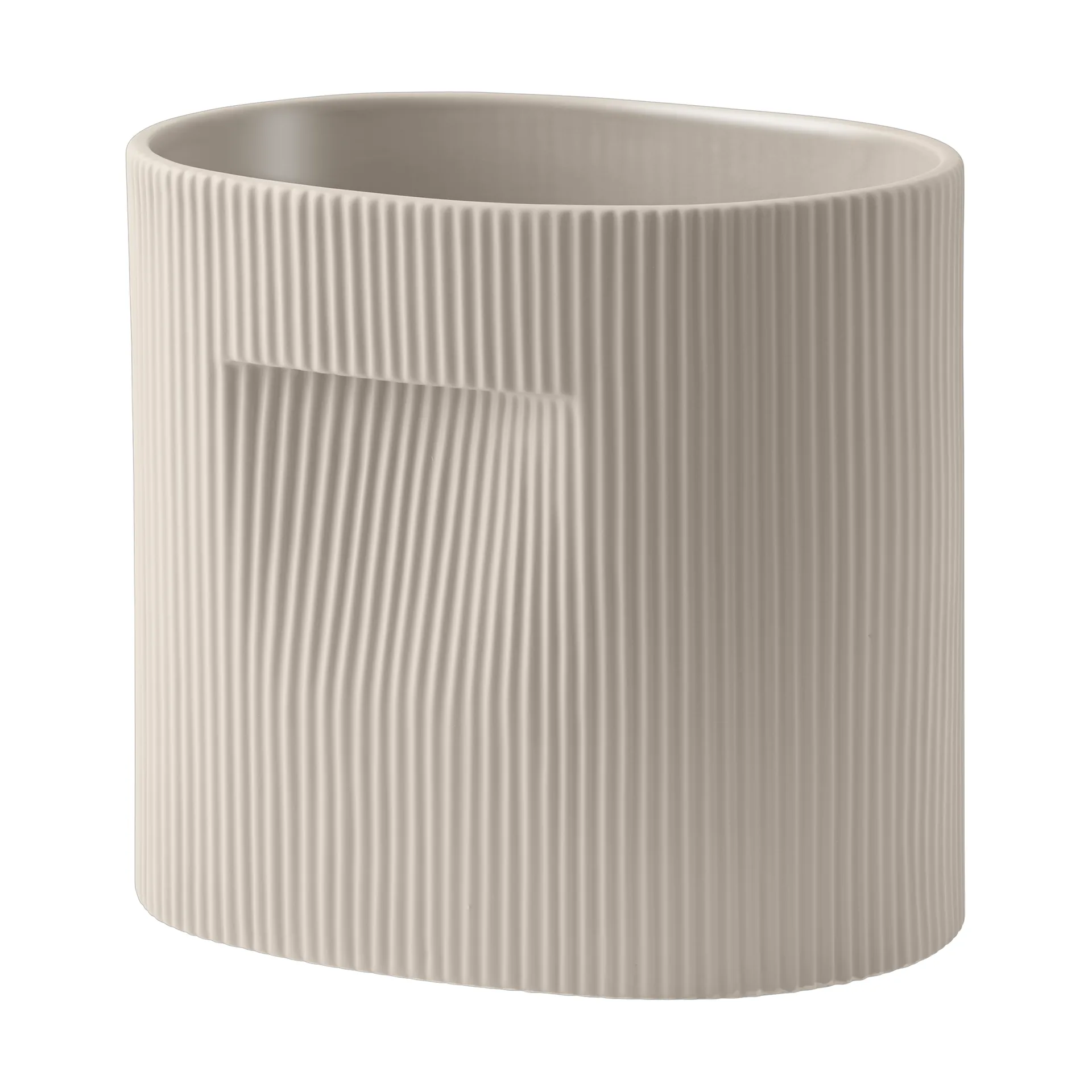 Vaso de flores Ridge 24 cm, Beige Muuto