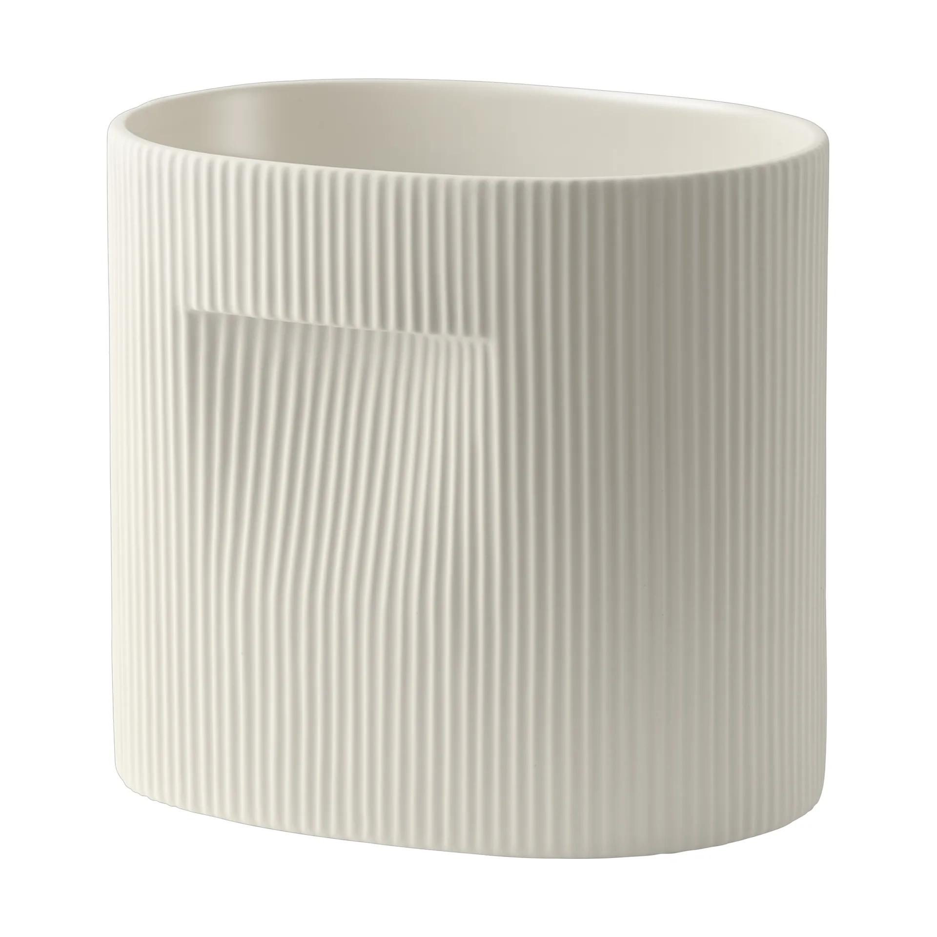 Vaso de flores Ridge 24 cm, Off-white Muuto