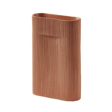 Vaso Ridge 35 cm - Terracotta - Muuto