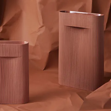 Vaso Ridge 35 cm - Terracotta - Muuto