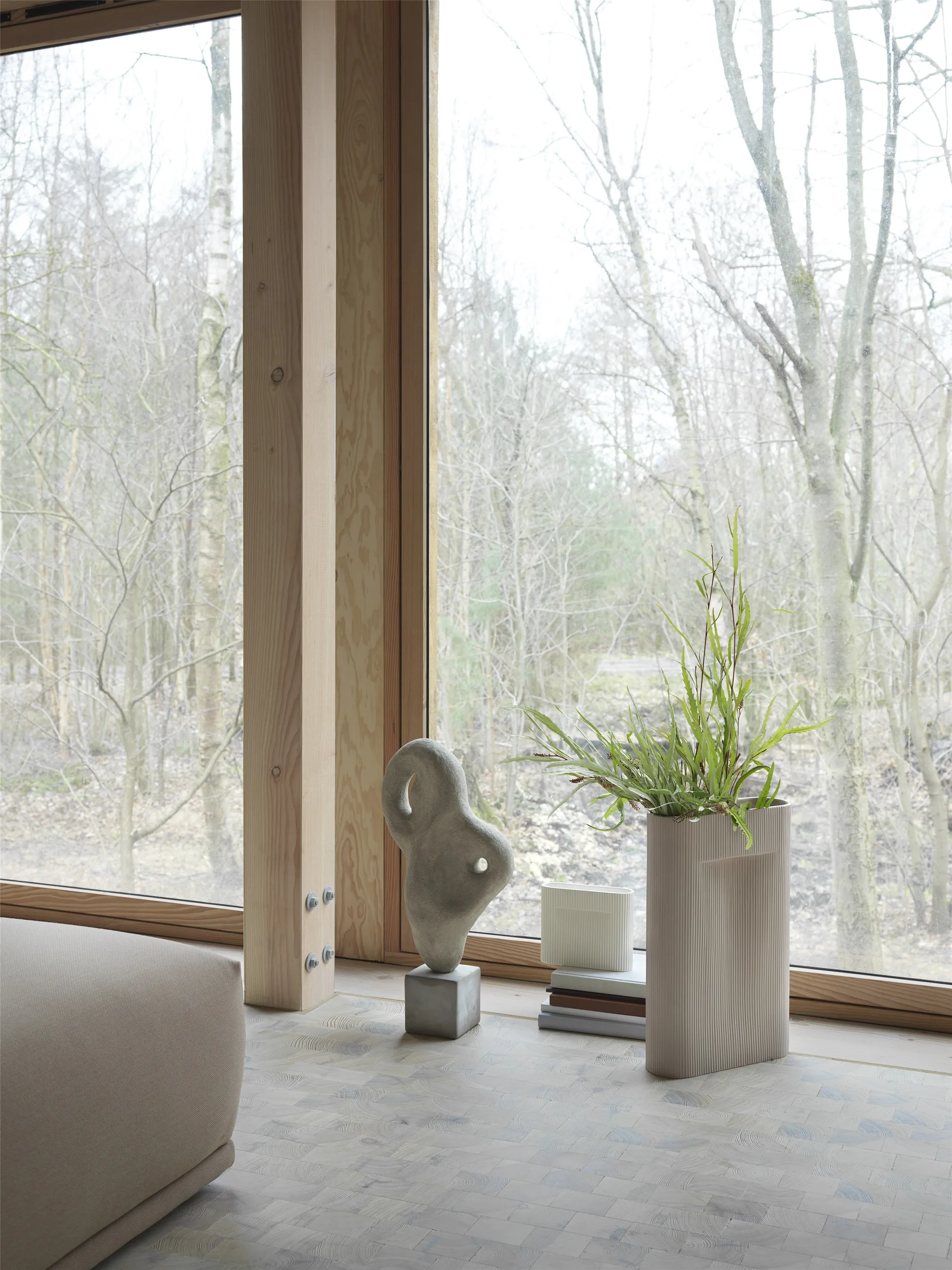 Vaso Ridge 48,5 cm, Bege Muuto