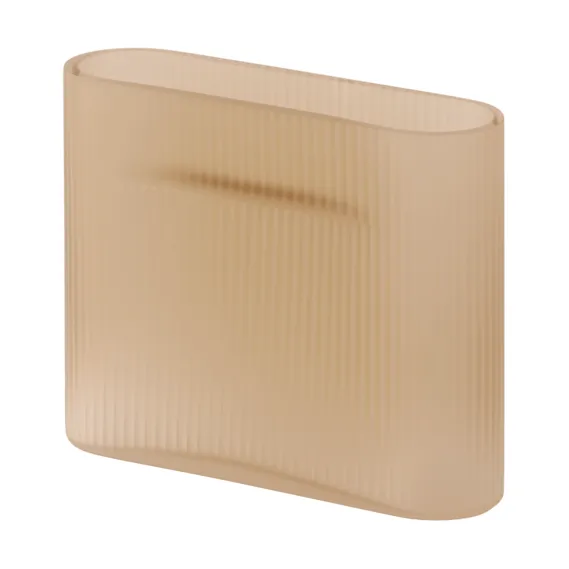 Vaso Ridge vidro fosco 16,5 cm, Light orange Muuto