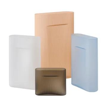 Vaso Ridge vidro fosco 35 cm - Light orange - Muuto