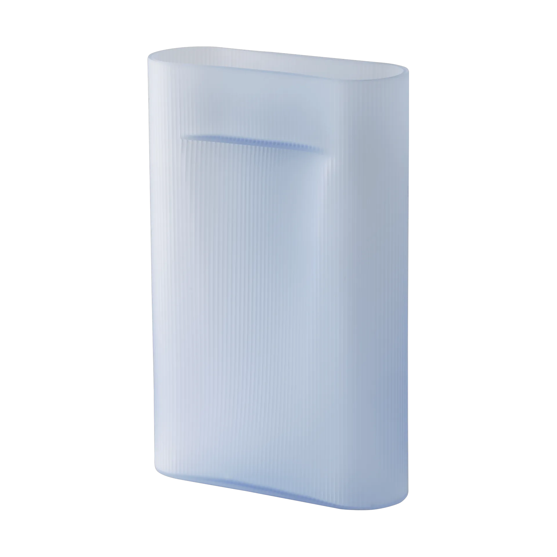 Vaso Ridge vidro fosco 48,5 cm, Light blue Muuto