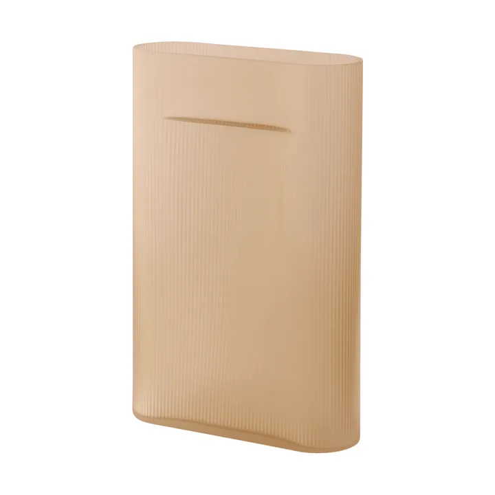 Vaso Ridge vidro fosco 48,5 cm - Light orange - Muuto