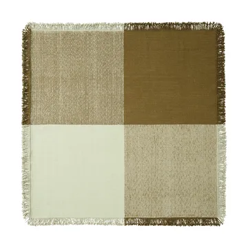 Verso tapete de lã - Verde pálido-castanho quente, 258x258 cm - Muuto