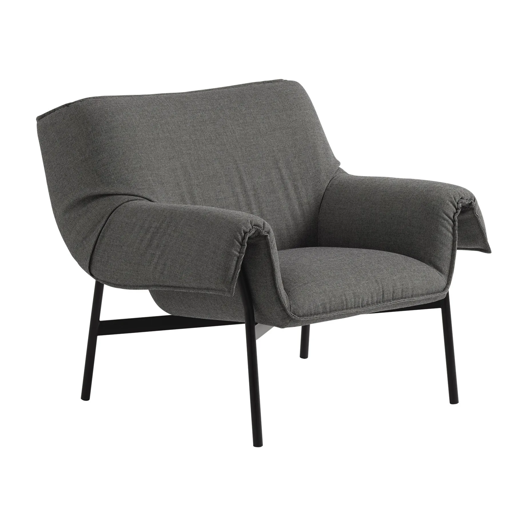 Wrap Cadeira Lounge, Sabi 151-preto Muuto