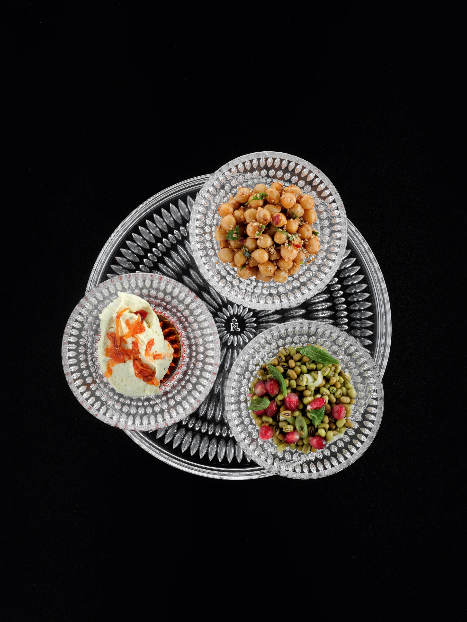 Conjunto de servir Ethno, Copo de cristal, 4 peças Nachtmann