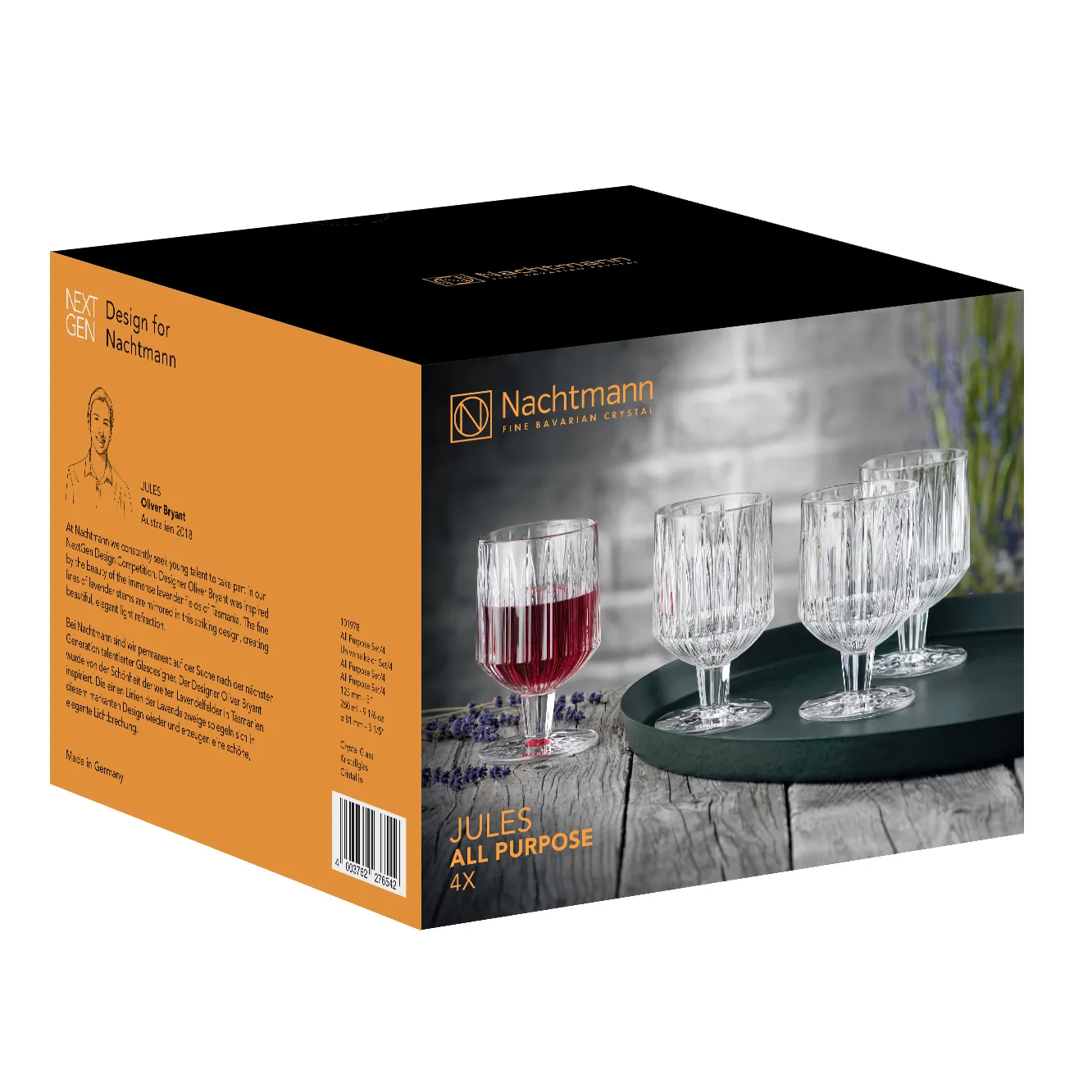 Copo com haste Jules 4 un., Clear Nachtmann