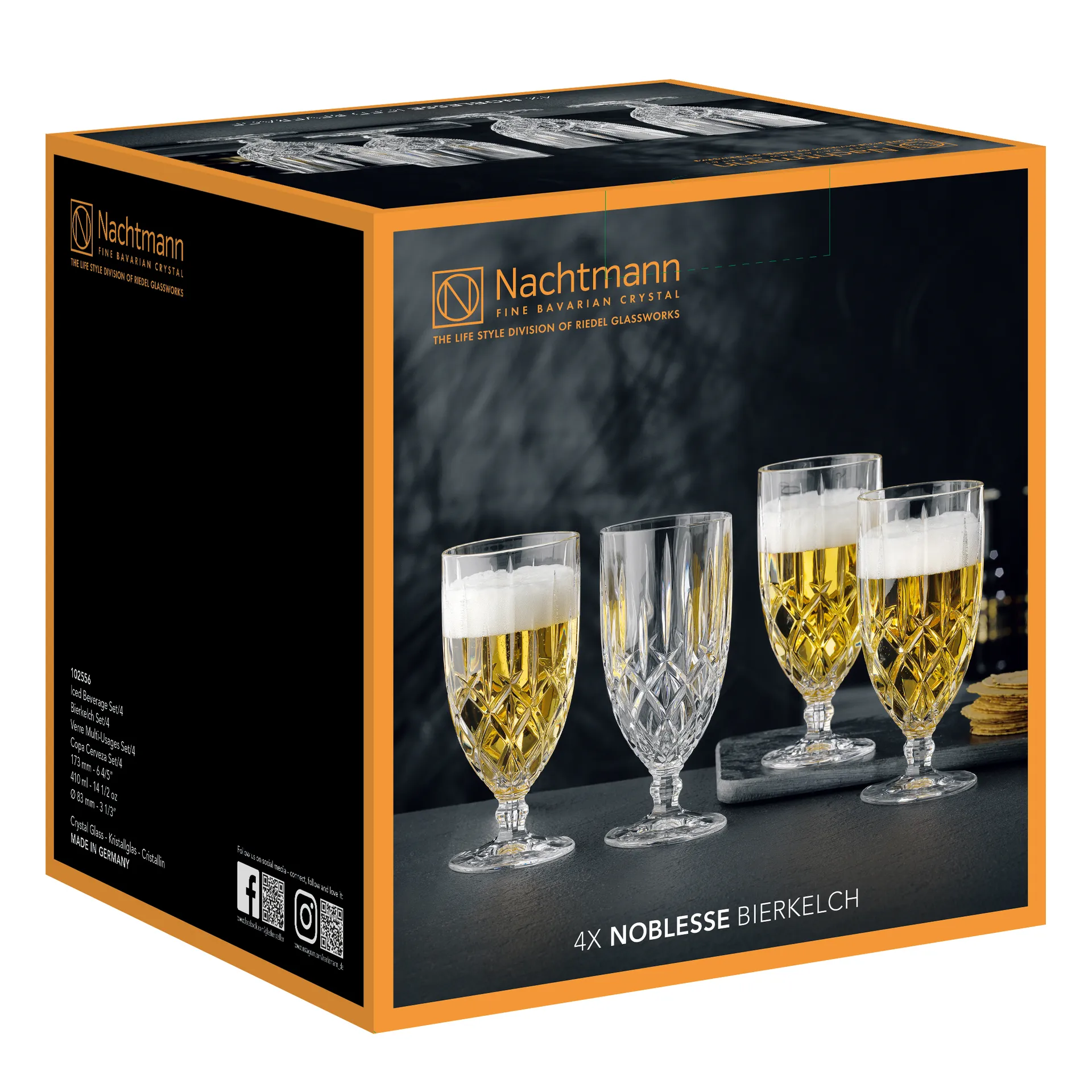 Copo de cerveja Noblesse 42,5 cl 4 un., transparente Nachtmann