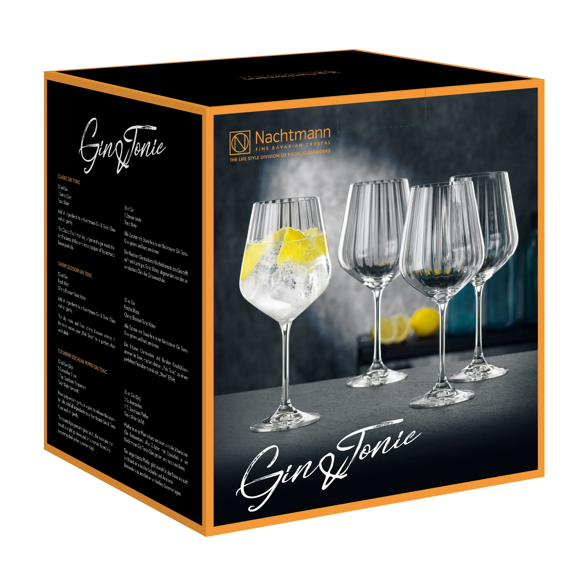 Copo de Gin & Tonic Nachtmann, 64 cl 4 un., transparente Nachtmann