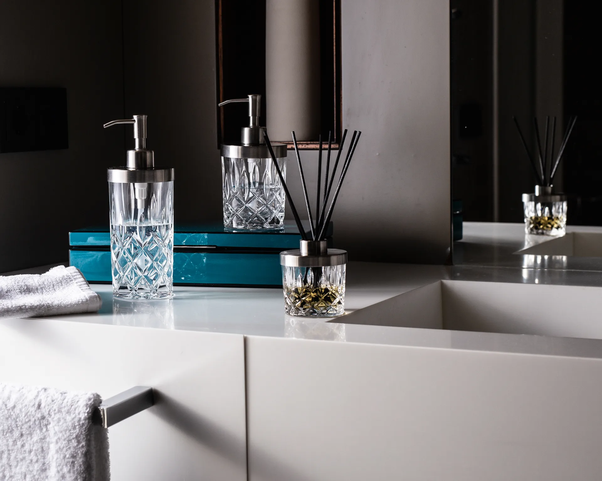 Dispensador de sabão Noblesse XL 16,5 cm, Clear Nachtmann