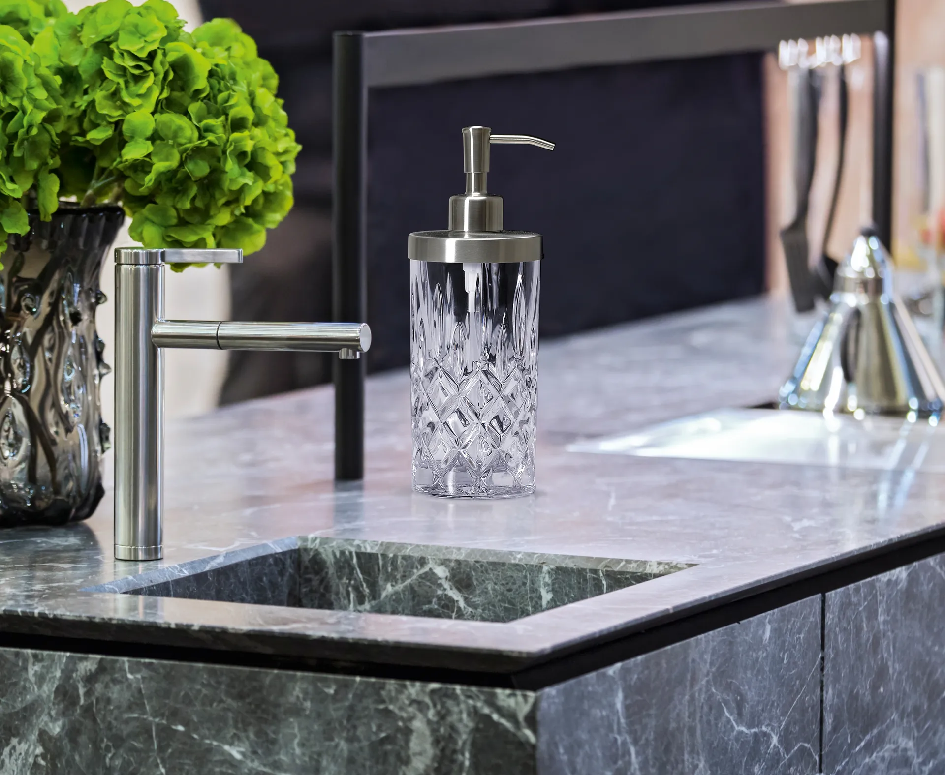 Dispensador de sabão Noblesse XL 21,5 cm, Clear Nachtmann