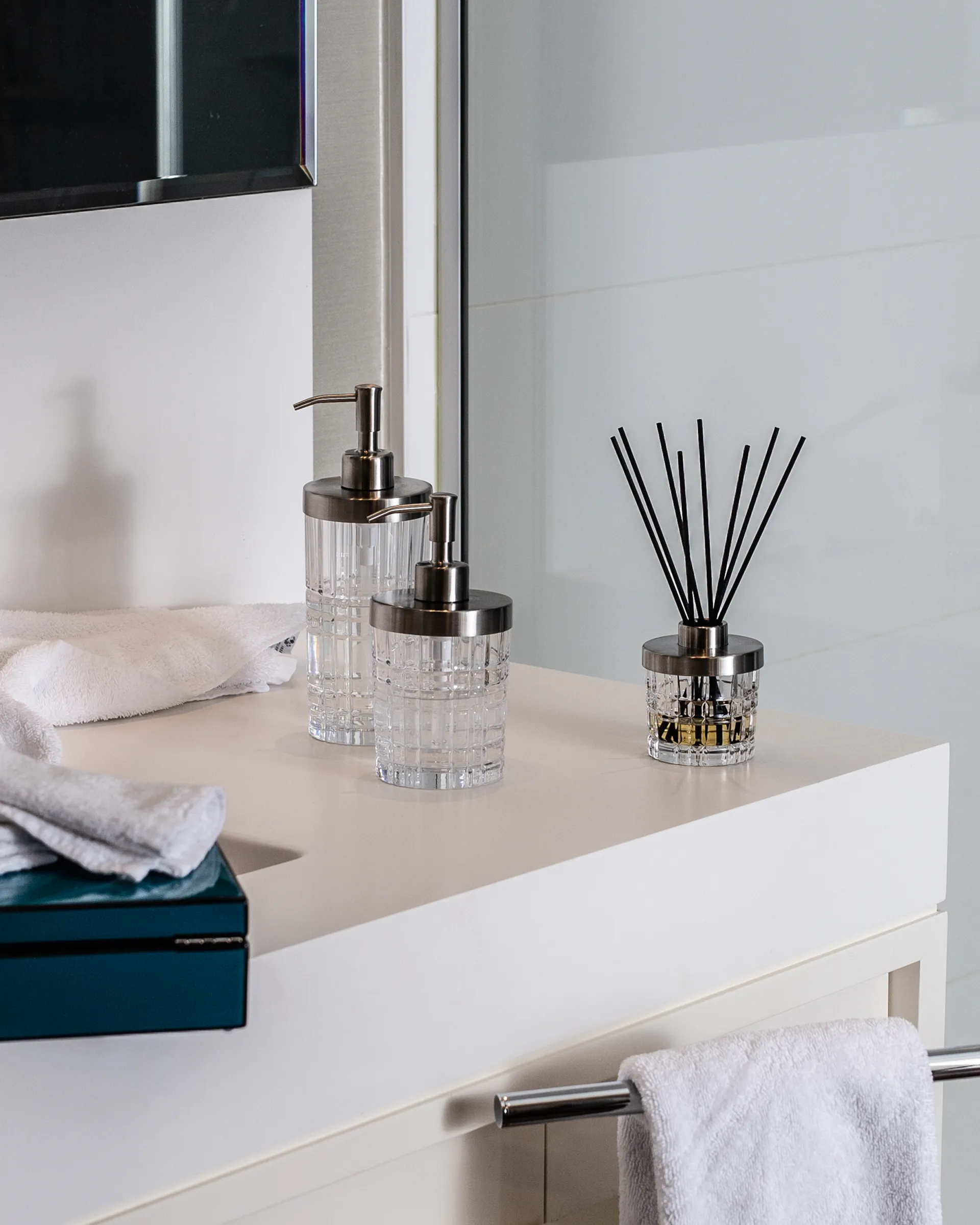 Dispensador de sabão Square 16,5 cm, Clear Nachtmann