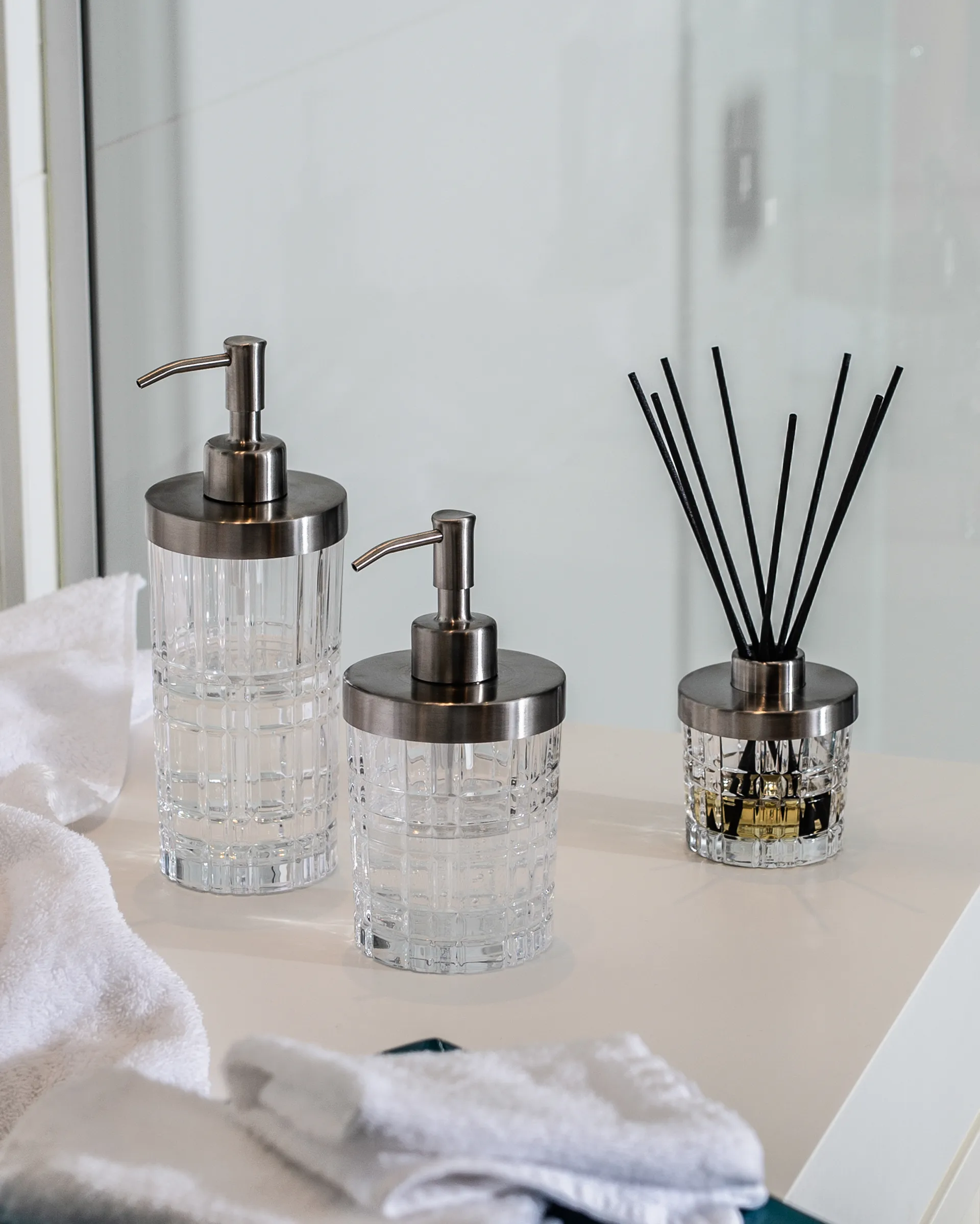 Dispensador de sabão Square 21,5 cm, Clear Nachtmann