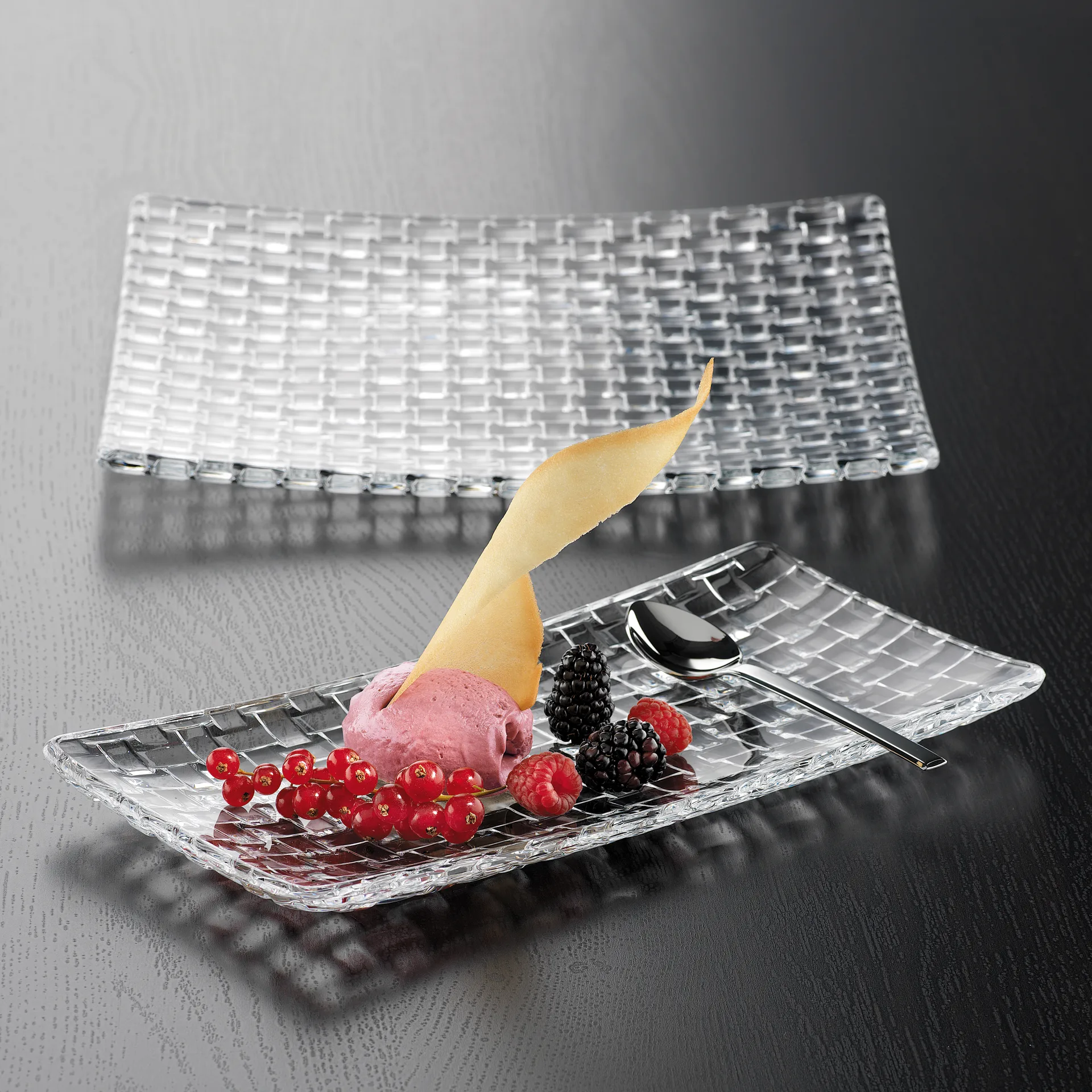 Prato Bossa Nova 14x28 cm, transparente Nachtmann