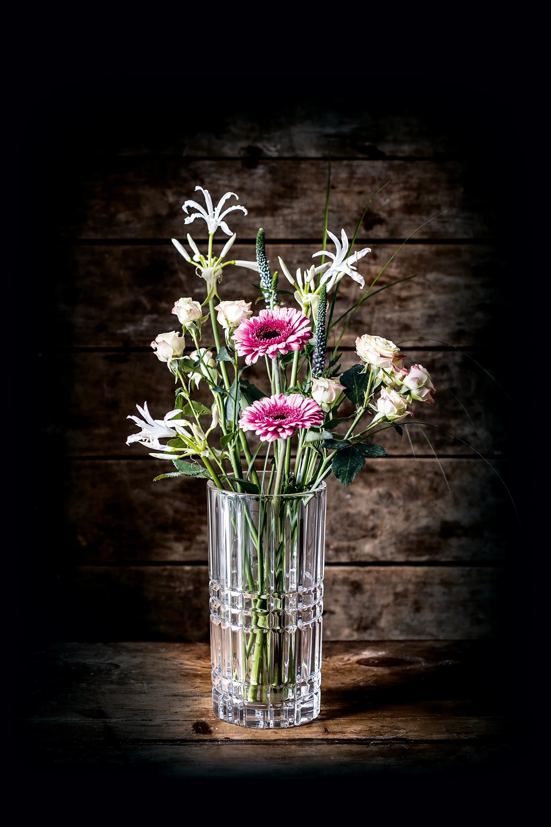 Vaso Square, Vidro de cristal, 23 cm Nachtmann