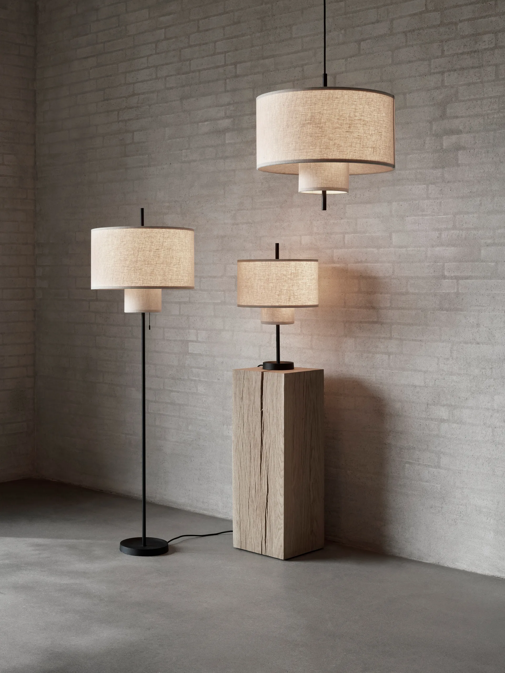 Candeeiro de mesa Margin, Bege New Works
