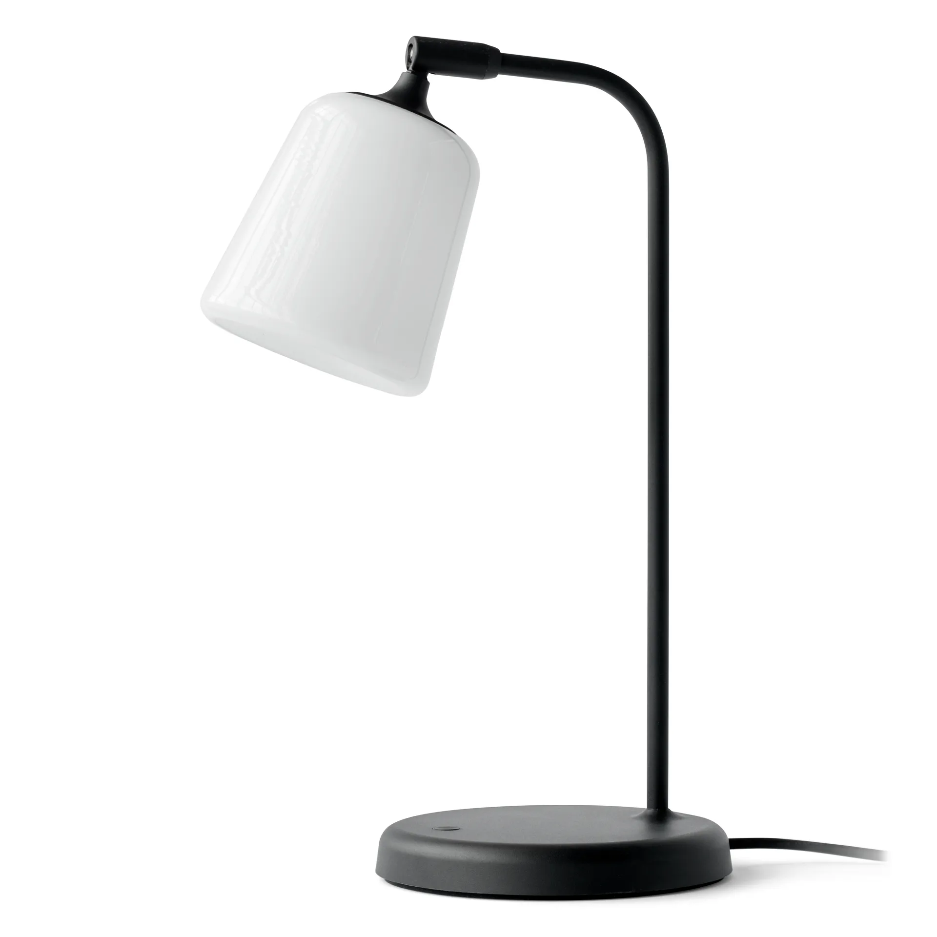 Candeeiro de mesa Material, White opal glass New Works