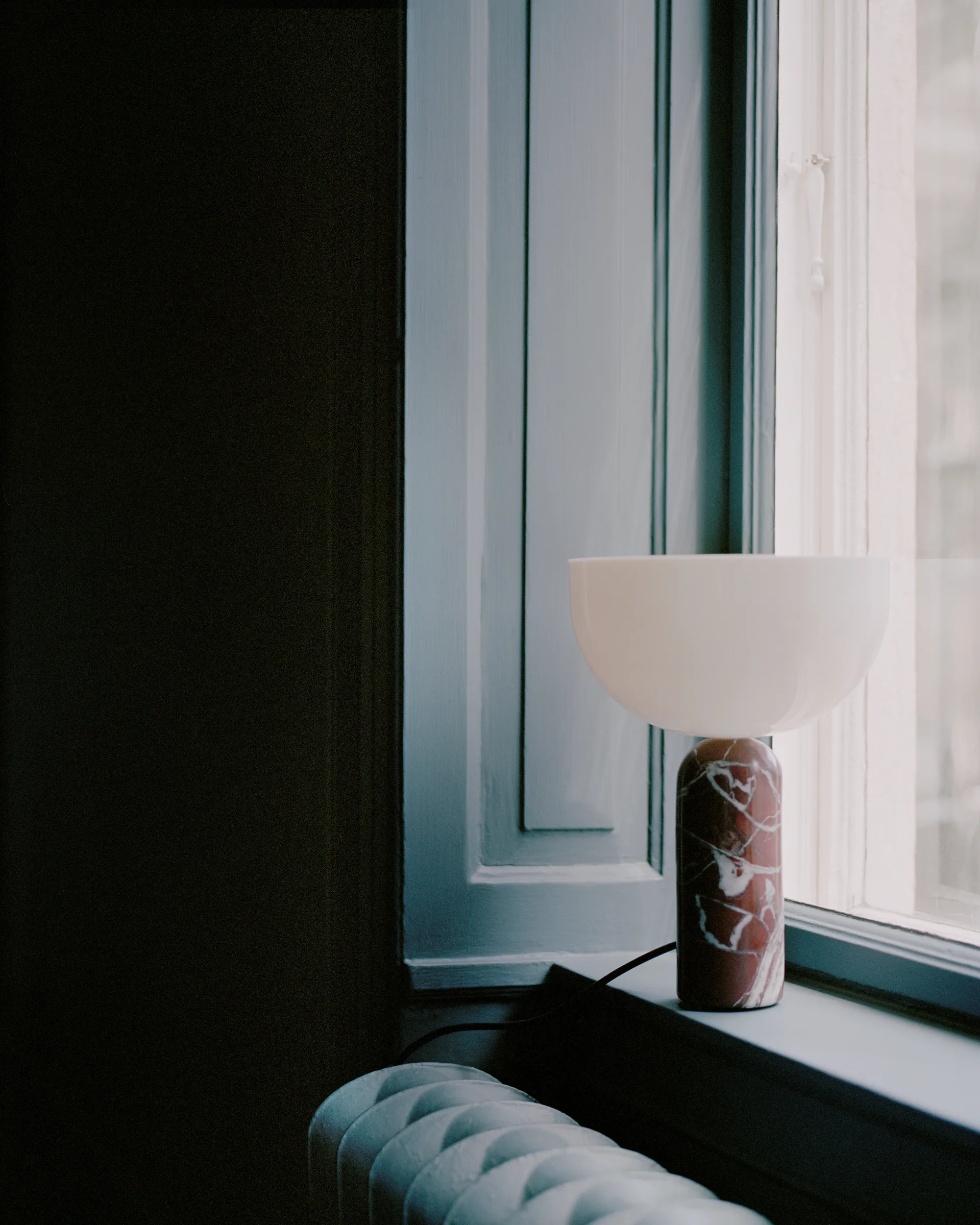 Candeeiro de mesa pequeno Kizu 35 cm , Rosso Levanto New Works