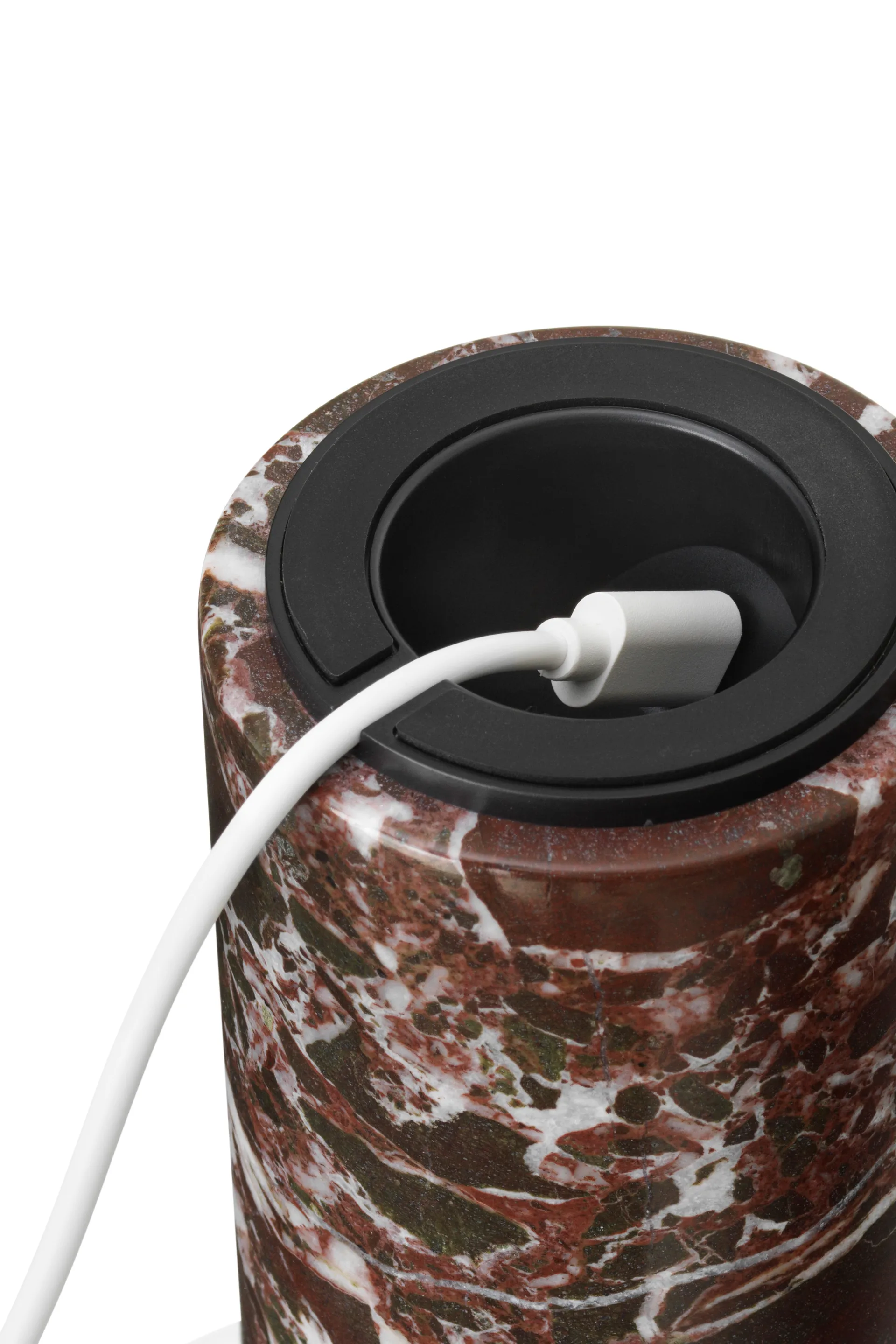 Candeeiro de mesa portátil Kizu, Rosso Levanto New Works